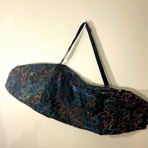 Vintage Burton Snowboard Bag Graphic Print Y2K Vibes Fitness Slopes Colorful